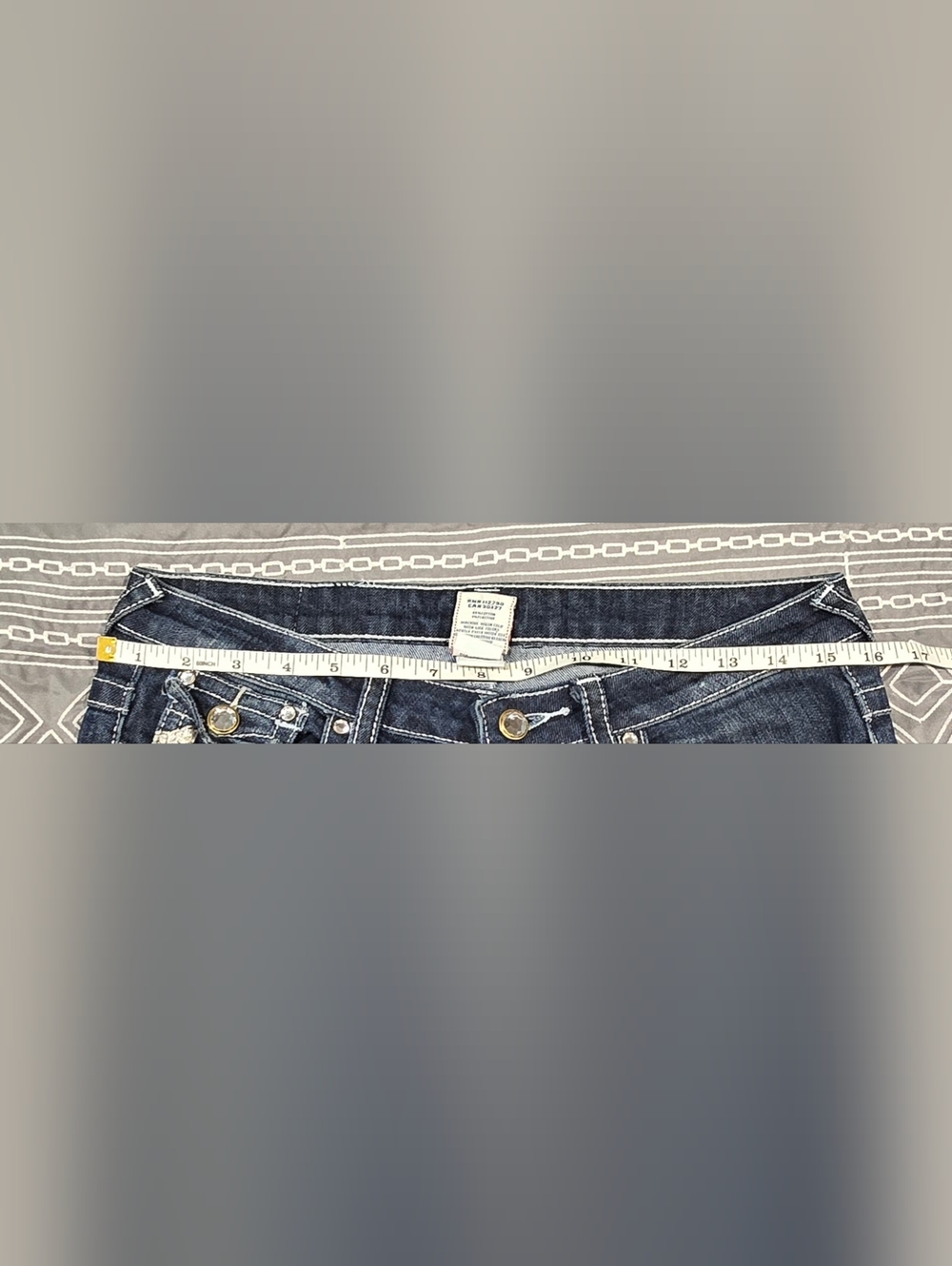 True Religion Joey Super T Low Rise Straight Jeans Size 30 - Picture 7 of 9